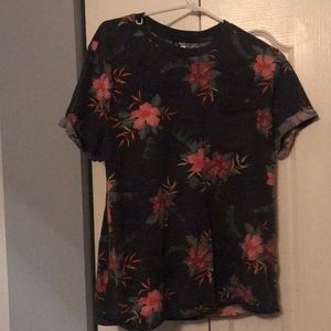 Floral Divided shirt